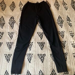 Athleta Fleece-lined Black Leggings